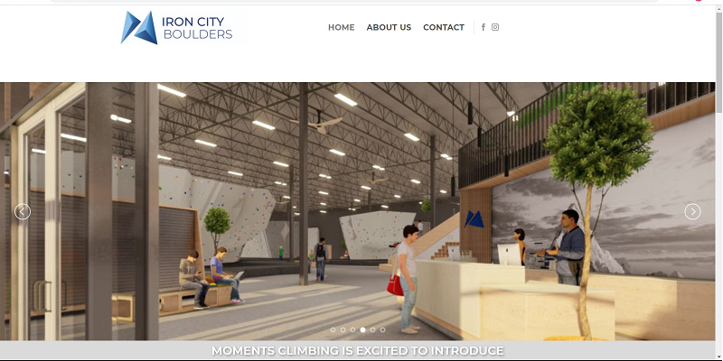 Iron City Boulders Verkkosivut